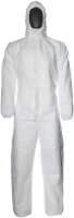 DuPont ProShield 20 Schutzanzug XXL, mit Kapuze, Kat. III, Typ 5/6, weiß, Einweg-Overall, Schutzkleidung