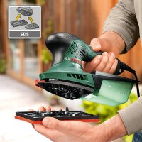 Bosch PSM 200 AES multi-sander, 200W, SystemBox, versatile, ergonomic, for corners/edges, quick blade change