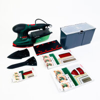 Bosch PSM 200 AES multi-sander, 200W, SystemBox, versatile, ergonomic, for corners/edges, quick blade change