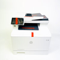 HP LaserJet Managed E47528f Farblaser-Multifunktionsdrucker, Drucken, Scannen, Kopieren, Netzwerk, Duplex