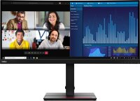 Lenovo ThinkVision P34w-20 Curved LED-Monitor, 34", WQHD, IPS, USB-C, höhenverstellbar, ohne Kabel