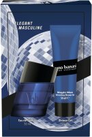 bruno banani Magic Man Set, Eau de Toilette 30ml & Duschgel 50ml, Herrenduft, energetisch, holzig, Geschenkidee