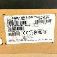Eaton 5P 1150I RACK 1U G2, USV Rack-Modul, 1150VA, LCD-Display, Hot-Swap-Batterie, Energieüberwachung