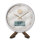ADHANI Adhan Clock, Prayer Clock, White Gold, Indian Numerals, Modern Look, Islamic Prayer Times, Elegant Design