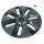 Tesla wheel cover set, 19 inch, 4-piece, for Model Y, matte black, sporty design, easy to install