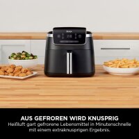 Ninja PRO Air Fryer AF140EU, Heißluftfritteuse 4,7L, 4-in-1, Einzelkorb, digital, Antihaft, schnelles Garen, für 1-2 Personen