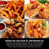 Ninja PRO Air Fryer AF140EU, Heißluftfritteuse 4,7L, 4-in-1, Einzelkorb, digital, Antihaft, schnelles Garen, für 1-2 Personen