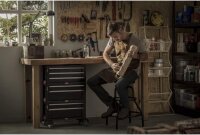 KETER Workshop Trolley, 7 Drawers, Mobile Tool Cart,...