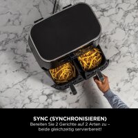 Ninja Foodi AF300EU Heißluftfritteuse, 7,6L, 2...