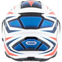 Shoei Neotec 3 Anthem TC-10 Flip-Up Helmet S (55-56cm) Blue/Red, integrated sun visor, Pinlock, ventilation