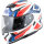 Shoei Neotec 3 Anthem TC-10 Flip-Up Helmet S (55-56cm) Blue/Red, integrated sun visor, Pinlock, ventilation