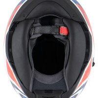 Shoei Neotec 3 Anthem TC-10 Flip-Up Helmet M (57-58cm) blue/red, integrated sun visor, ventilated, comfortable