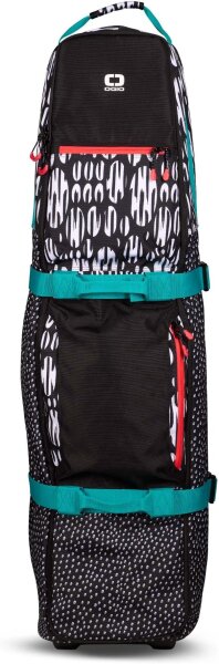 OGIO Mid Travelcover Golf Reisetasche, Safari Design, robust, leicht, Rollen, viel Stauraum, ideal für Flugreisen