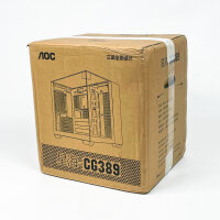 AOC CG389 Gaming MATX PC Case, Seaview Room, Desktop Case, 5 Fan Mounts, Stylish, Compact, Good Cooling