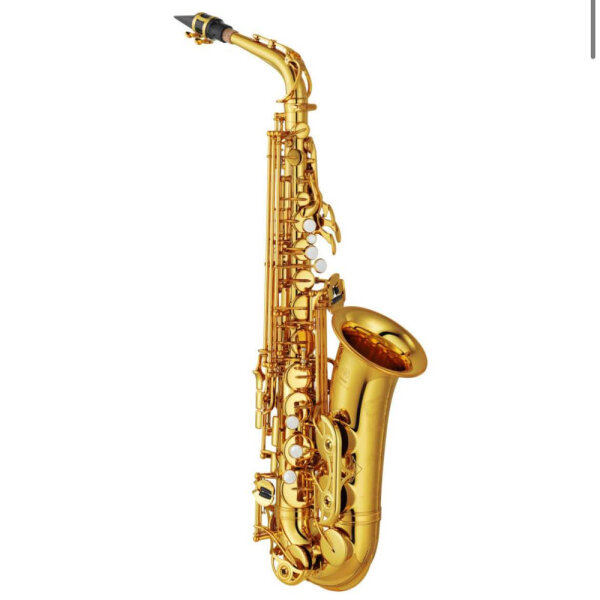 Yamaha YAS-62 04 Alto Saxophone, Professional Sax, Gold Lacquer, Improved Response, Precise Mechanics, incl. Case