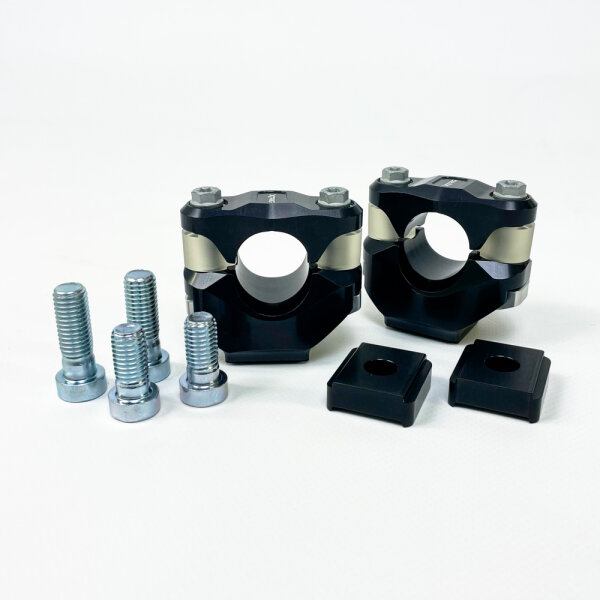 XTRIG PHDS Kit Lenkerhalterung 28.6mm, M12, vibrationsdämpfend, einstellbar, für Motocross/Enduro