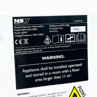 MSW Bautrockner 50L/24h, 90m², Raumentfeuchter, Trocknungsgerät, gebraucht, 9L Tank, Luftentfeuchter