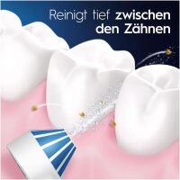 Oral-B Oral Health Center Water Flosser - 2 Replacement Nozzles, Oxyjet Technology, 5 Pressure Levels, Interdental Cleaner, Gentle Cleaning, White/Blue