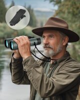 Nexiview HD binoculars 15x52, powerful & lightweight, large bright field of view, IPX7 waterproof – ideal for hunting, birdwatching, travel & sports
