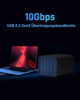 TERRAMASTER D8 Hybrid HDD/NVMe Enclosure 8-Bay, USB 3.2 Gen2 10Gbps Type-C, RAID 0/1/JBOD/Single, exclusive 2+6 Hybrid RAID (diskless)