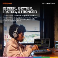 Roland SP-404MKII – kreativer Sampler & Effektgerät, 16 GB Speicher, 32-stimmige Polyphonie, bis zu 160 Samples/Projekt