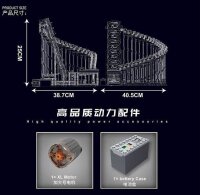 Mould King 26008 Murmelbahn-Bausatz (Harfen-Design), 1547+ Teile – kreatives Baustein-Set für 14+