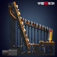 Mould King 26008 Murmelbahn-Bausatz (Harfen-Design), 1547+ Teile – kreatives Baustein-Set für 14+