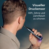 Philips Sonicare HX9992/43 DiamondClean 9900 Prestige electric toothbrush, SenseIQ & App, 5 cleaning modes, 3 intensity levels, travel charging case, black