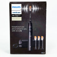 Philips Sonicare HX9992/43 DiamondClean 9900 Prestige electric toothbrush, SenseIQ & App, 5 cleaning modes, 3 intensity levels, travel charging case, black
