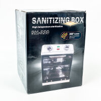 Unbekannt, SM-220, 8L Heißluft-Sterilisator für Instrumente, Hochtemperatur, Tablett, für Maniküre, Zahn- & Friseurbedarf, Schwarz