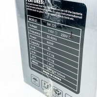 Unbekannt, SM-220, 8L Heißluft-Sterilisator für Instrumente, Hochtemperatur, Tablett, für Maniküre, Zahn- & Friseurbedarf, Schwarz