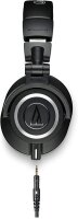 Audio-Technica ATH-M50x, geschlossener Studio-Monitorkopfhörer, 45mm Treiber, faltbar, abnehmbares Kabel, Schwarz