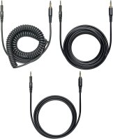 Audio-Technica ATH-M50x, geschlossener Studio-Monitorkopfhörer, 45mm Treiber, faltbar, abnehmbares Kabel, Schwarz
