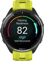 Garmin 010-02809-12 Forerunner 965 GPS-Uhr, DLC Titan, Unisex, zitronengelb/schwarz, OneSize