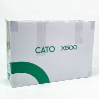 Cato X1500B Router AI1-5367-EU, Modell CAF-0251-4400-M20, 1 Gbps, 12V/2A, High-Speed Netzwerkgerät