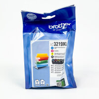Brother LC-3219XL Tintenpatronen Multipack, 4 Farben, hohe Kapazität, Original, Haltbar bis 09/2027, Druckerzubehör