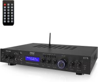 Pyle PDA7BUEU 5-Kanal Stereo Verstärker, 200W, Bluetooth, Radio, USB/SD/AUX, Heimkino Surround, MP3, HiFi Receiver