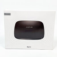 Ajax ReX 2 Jeweller 72033.106.BL1, signal amplifier for security systems, wireless range, alarm photo verification, up to 38 hours runtime