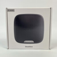 AJAX StreetSiren 38179.07.BL1, Outdoor Siren, LED Status Indicator, 85-113 dB, Black, Outdoor Alarm Siren