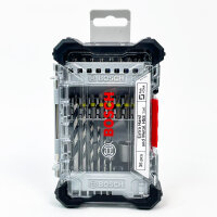 Bosch 2607017729 Bit- und Bohrerset, 35-tlg, extra harte Bits, HSS-Bohrer, Profi-Zubehör, kompakt, vielseitig einsetzbar