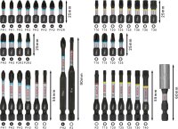 Bosch PRO Impact Set 44-piece 2608521U79, screwdriver accessories, robust, versatile, compact, professional quality
