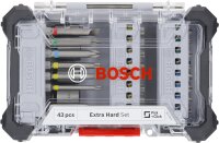 Bosch 43x Extra Hard Bit-Set, 43-tlg, Schrauberbits,...