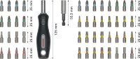 Bosch Schrauberbitsatz 50-tlg, Extra Hard, 200x113mm, vielseitig, langlebig, Modell 2607012080, für präzises Schrauben