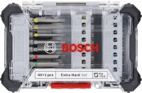Bosch 45x Extra Hard Bit-Set 44+1-tlg, Schrauberbits,...