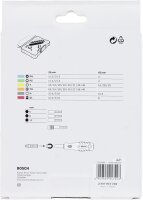 Bosch 45x Extra Hard Bit-Set 44+1-tlg, Schrauberbits, Zubehör für Bohrschrauber, kompakt, langlebig, 2607017733