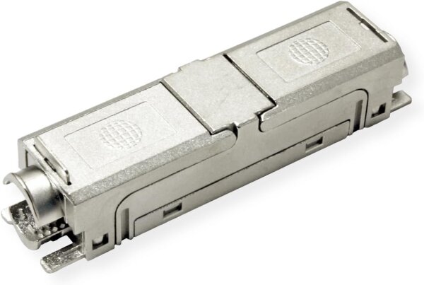 EasyLan CKEFFL00 Netzwerk Transmitter & Receiver, Cat6a, 90m, 10/100/1000 Mbit/s, IP20, silber, Netzwerkverlängerung