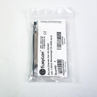 EasyLan CKEFFL00 Netzwerk Transmitter & Receiver, Cat6a, 90m, 10/100/1000 Mbit/s, IP20, silber, Netzwerkverlängerung