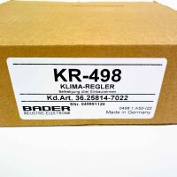 Bader KR-498 Klimaregler – digitales Raumklima-Steuergerät, Temperatur-/Luftfeuchte-Regelung, programmierbar, batteriebetrieben
