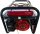 Professional H8500W generator, 6.5 HP petrol engine, 220V, voltmeter & circuit breaker, emergency power generator, red, without original packaging, paint chips, oil needs topping up