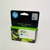 HP 953XL Cyan High Yield Ink Cartridge, Compatible with OfficeJet Pro 7720/7730/7740/8210/8710/8715/8720/8725/8730/8740 – Expiry 08/2026